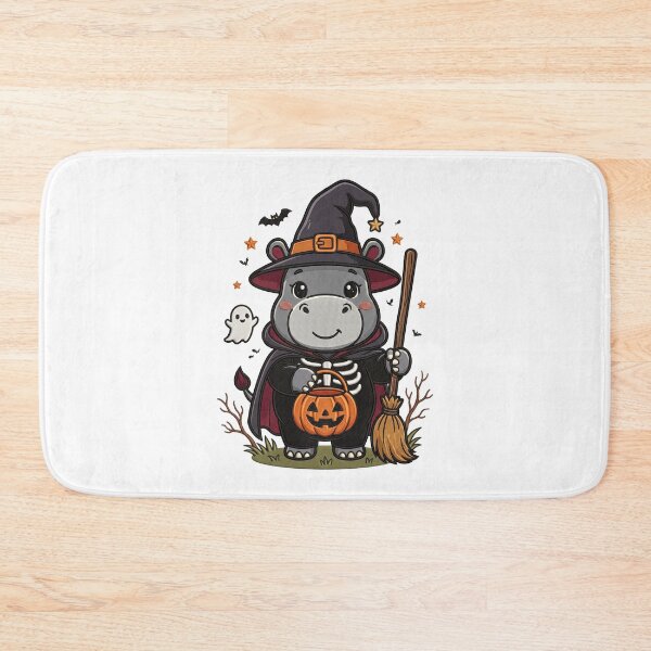 Item preview, Funny Halloween Hippo  Witch Costume Pumpkin  Spooky designed and sold by ArtDesignTp.