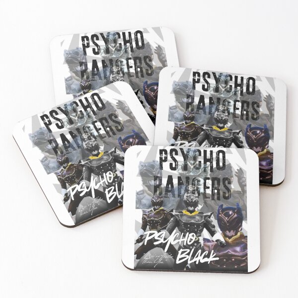 Item preview, Power Rangers en el espacio Psycho Rangers: Psycho Black designed and sold by clc7000.