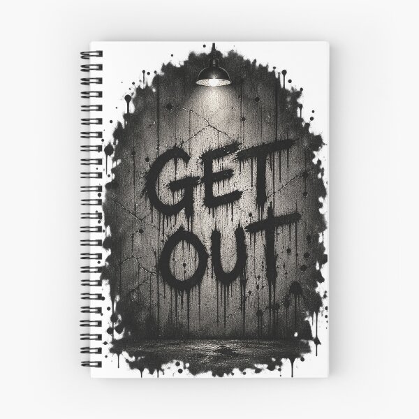 Item preview, Get Out – Dark Grunge Graffiti designed and sold by KALIMOOO.