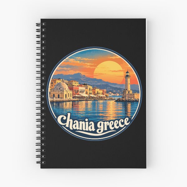 Item preview, Chania Crete Greece Retro designed and sold by TomFrontierArt.