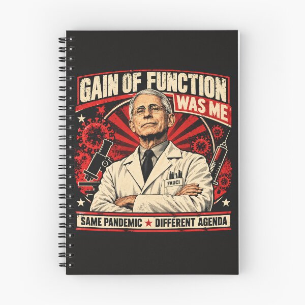Item preview, Gain of Function Was Me – Vintage Political Satire Poster designed and sold by ThreadRevolt Co.