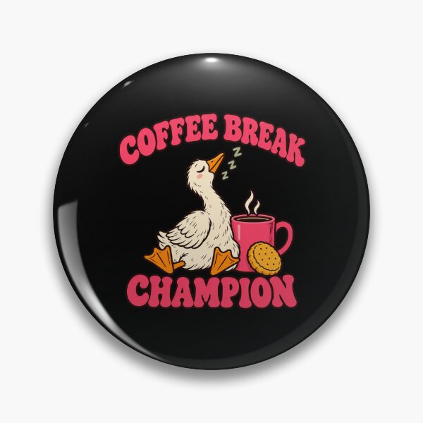 Item preview, Coffee Break Champion Sleepy Goose with Biscuit designed and sold by AMICO77.