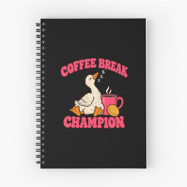 Item preview, Coffee Break Champion Sleepy Goose with Biscuit designed and sold by AMICO77.