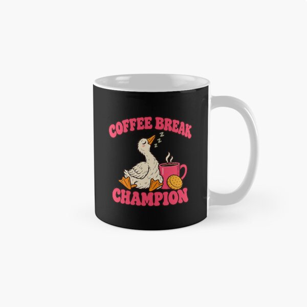 Item preview, Coffee Break Champion Sleepy Goose with Biscuit designed and sold by AMICO77.