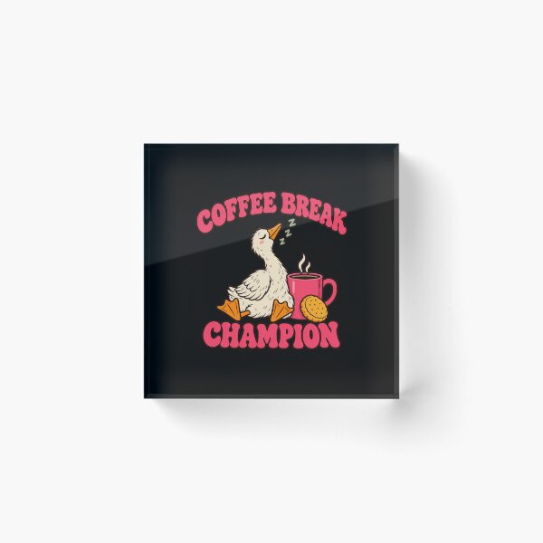 Artikelvorschau, Kaffeepausen-Champion Schläfrige Gans mit Keks entworfen und verkauft von AMICO77.