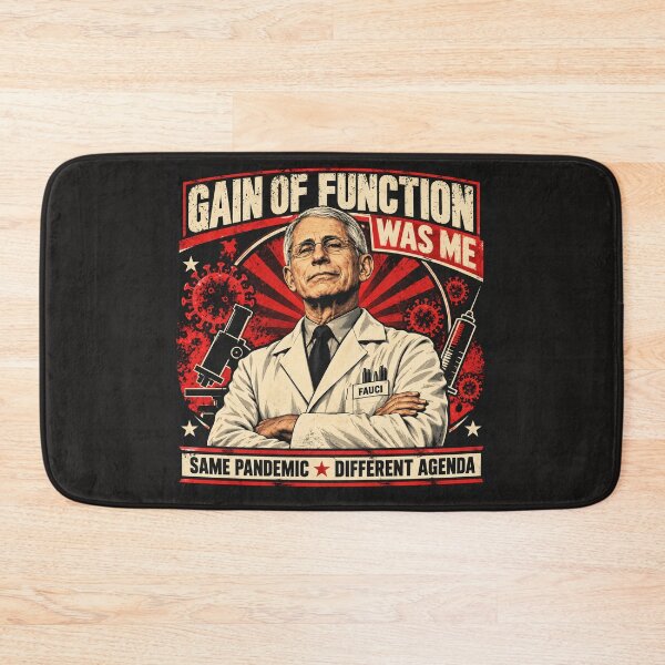 Item preview, Gain of Function Was Me – Vintage Political Satire Poster designed and sold by ThreadRevolt Co.