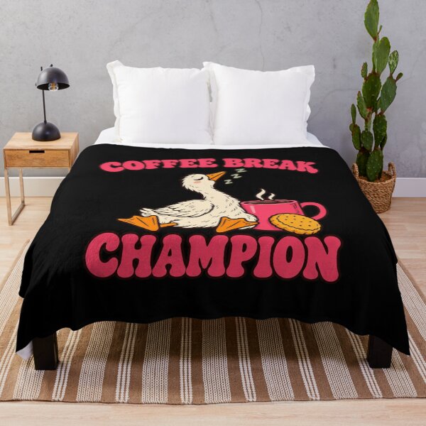 Item preview, Coffee Break Champion Sleepy Goose with Biscuit designed and sold by AMICO77.
