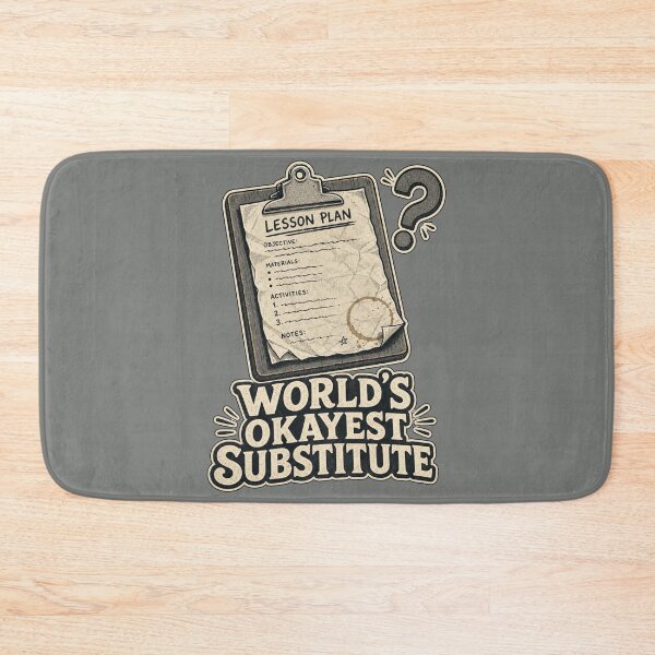 Item preview, World's Okayest Substitute Shirt, Funny Substitute Teacher T-Shirt, Sub Teacher Humor Tee, Funny Teacher Gift Shirt, Vintage Classroom Graphic designed and sold by TshirtsLabs.