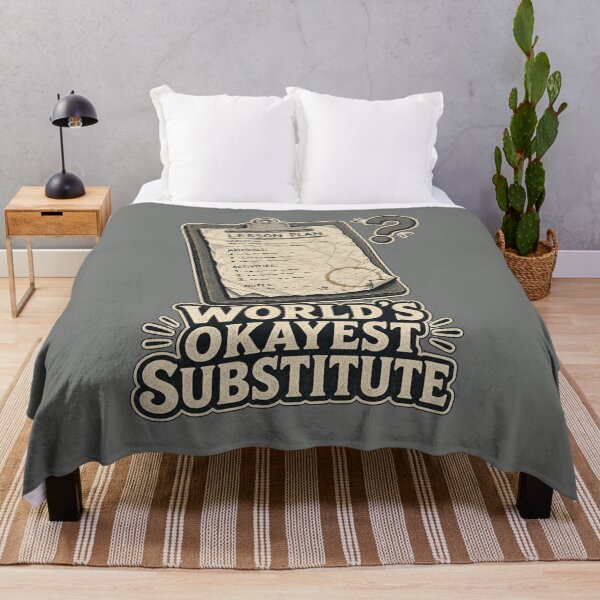 Item preview, World's Okayest Substitute Shirt, Funny Substitute Teacher T-Shirt, Sub Teacher Humor Tee, Funny Teacher Gift Shirt, Vintage Classroom Graphic designed and sold by TshirtsLabs.