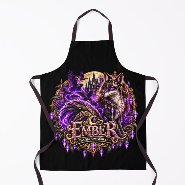 Item preview, Ember the Shadow Walker – Gothic Fantasy Fox | Luna’s Forest Friends designed and sold by TheInkRaven.