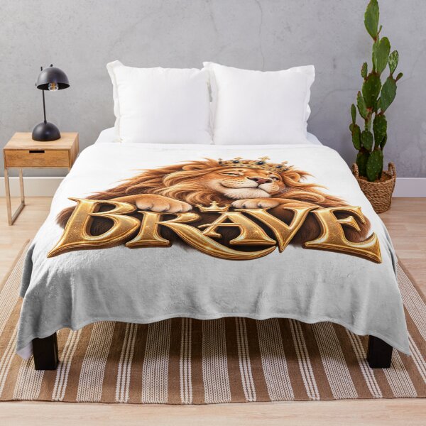 Item preview, BRAVE Lion – Animal Personality Art designed and sold by AnastasiaNensy.