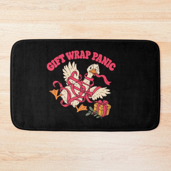 Item preview, Gift Wrap Panic Funny Goose Tangled in Ribbon designed and sold by AMICO77.