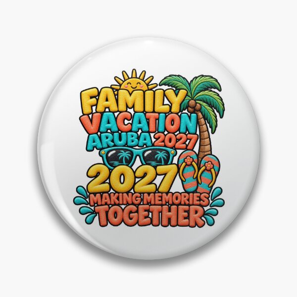 Item preview, Family Vacation Aruba 2027 Beach Tropical Trip designed and sold by ArtDesignTp.