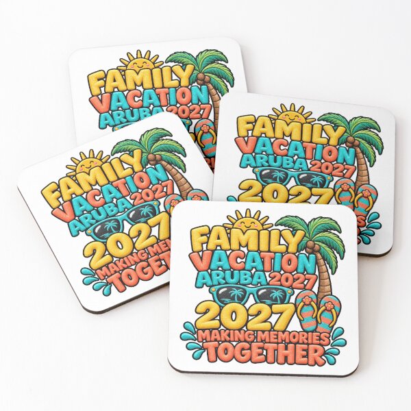 Item preview, Family Vacation Aruba 2027 Beach Tropical Trip designed and sold by ArtDesignTp.