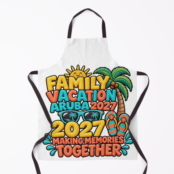Item preview, Family Vacation Aruba 2027 Beach Tropical Trip designed and sold by ArtDesignTp.