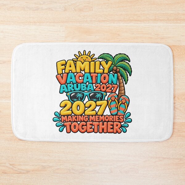 Item preview, Family Vacation Aruba 2027 Beach Tropical Trip designed and sold by ArtDesignTp.