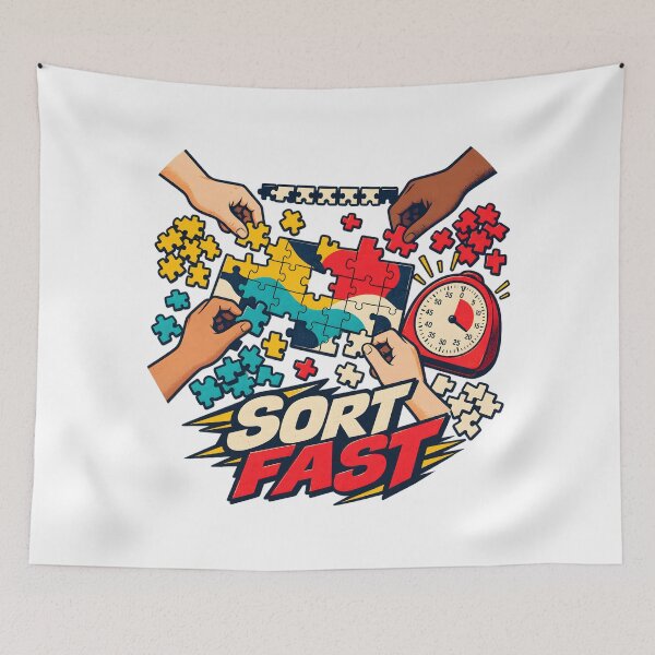 Item preview, Speed Puzzling Team Sort Fast Shirt designed and sold by Philippa Shop.