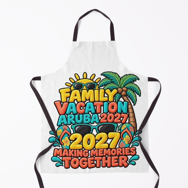 Item preview, Family Vacation Aruba 2027 Tropical Beach Trip designed and sold by ArtDesignTp.