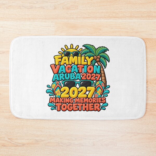 Item preview, Family Vacation Aruba 2027 Tropical Beach Trip designed and sold by ArtDesignTp.