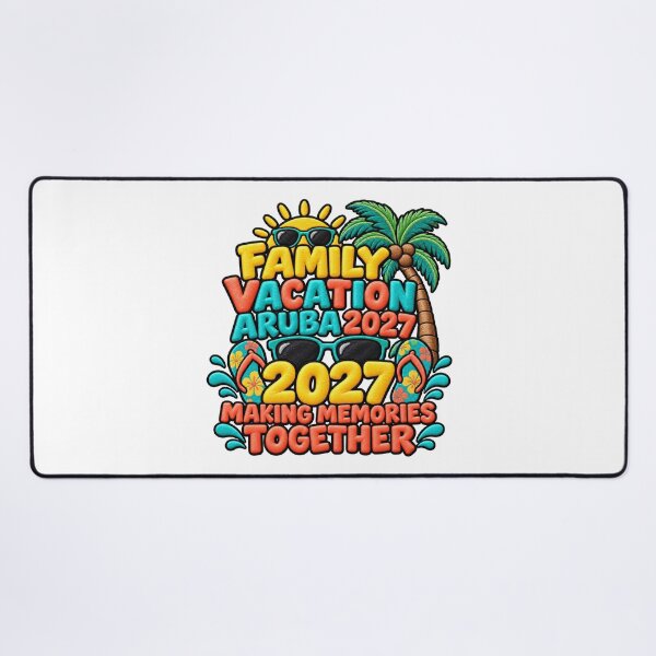 Item preview, Family Vacation Aruba 2027 Tropical Beach Trip designed and sold by ArtDesignTp.