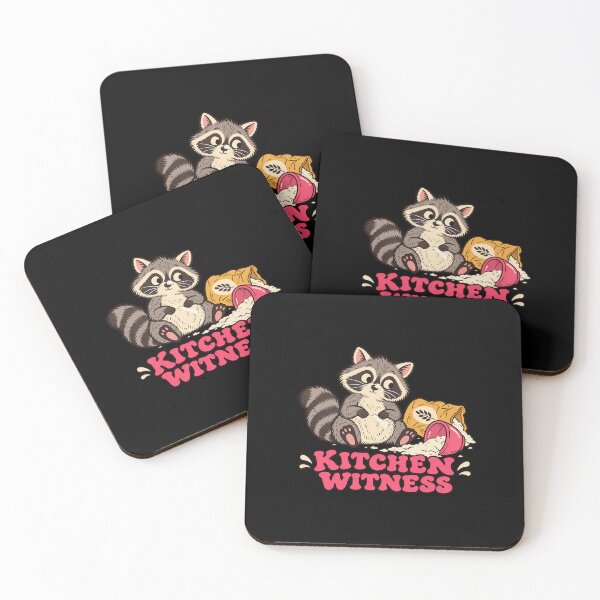 Item preview, Kitchen Witness Funny Raccoon in a Flour Spill designed and sold by AMICO77.