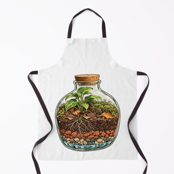 Item preview, Bioactive Terrarium Ecosystem Cutaway Sticker designed and sold by Philippa Shop.