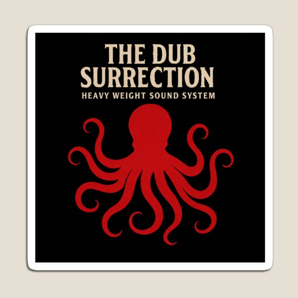 Item preview, The Dub Surrection Red and Black Octopus designed and sold by thedubsurrection.