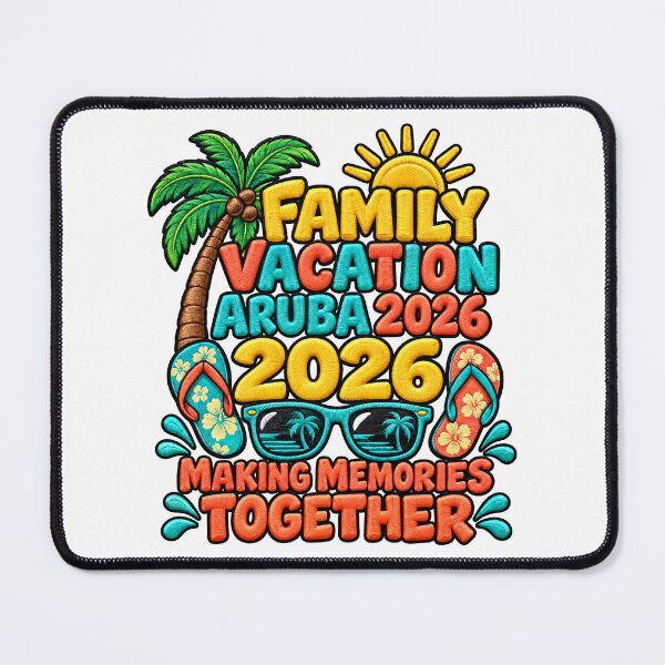 Item preview, Family Vacation Aruba 2026 Beach Tropical Trip designed and sold by ArtDesignTp.