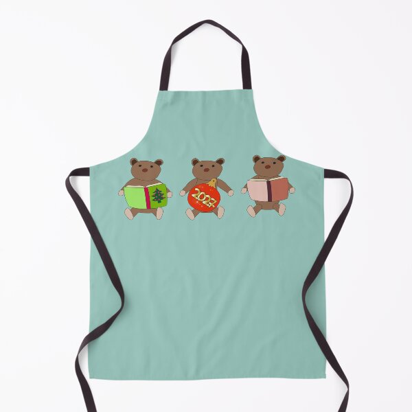 Item preview, Cute Christmas Teddy Bears Reading Books and Holding 2027 Ornament - New Year Illustration designed and sold by Caterina@.