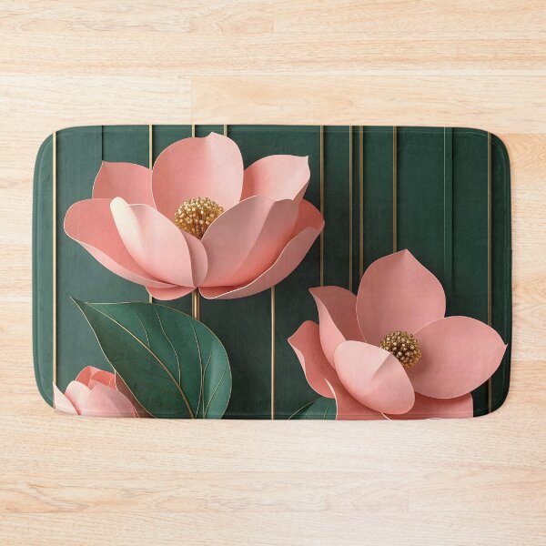 Item preview, Art Deco Emerald and Blush Botanical, Part 4 designed and sold by Vicky Brago-Mitchell®.