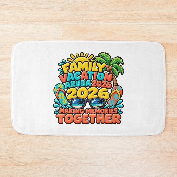 Item preview, Family Vacation Aruba 2026 Tropical Beach Trip designed and sold by ArtDesignTp.