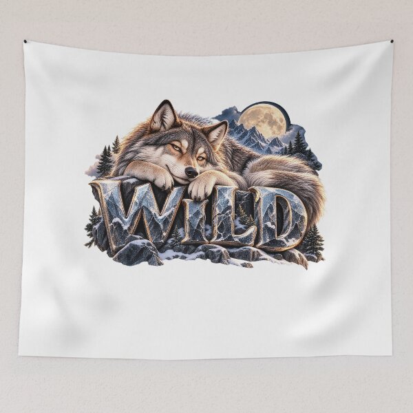 Item preview, WILD Wolf – Animal Personality Art designed and sold by AnastasiaNensy.