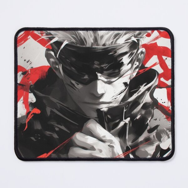 Item preview, Satoru Gojo Red Ink Portrait – Jujutsu Kaisen Intense Anime Art designed and sold by frantuliuss.
