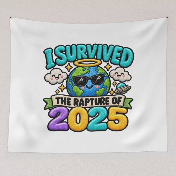 Item preview, I Survived The Rapture Of 2025 Funny Rapture designed and sold by ArtDesignTp.