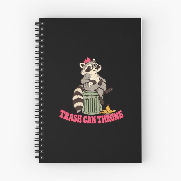 Item preview, Trash Can Throne Funny Raccoon Wearing a Crown designed and sold by AMICO77.