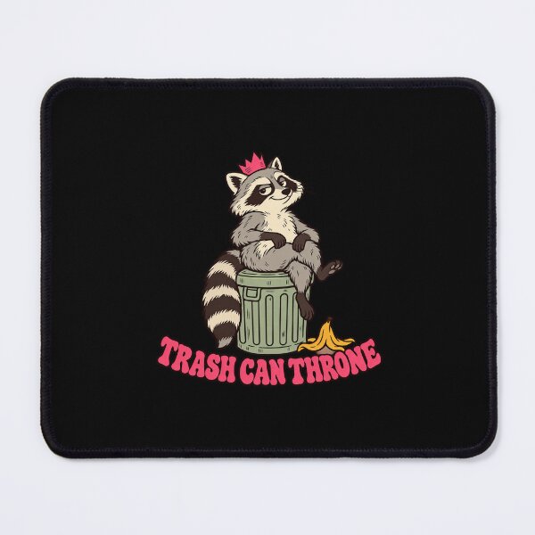 Item preview, Trash Can Throne Funny Raccoon Wearing a Crown designed and sold by AMICO77.