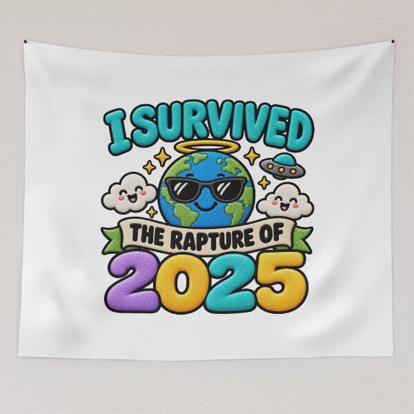 Item preview, I Survived The Rapture Of 2025 designed and sold by ArtDesignTp.