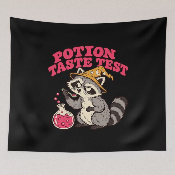 Item preview, Potion Taste Test Funny Wizard Raccoon designed and sold by AMICO77.