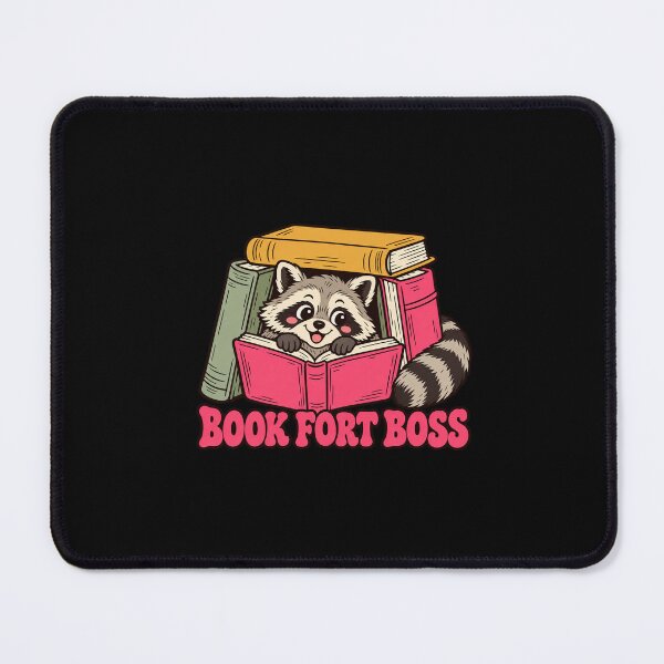 Item preview, Book Fort Boss Cozy Raccoon Reading designed and sold by AMICO77.