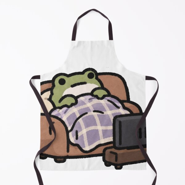 Item preview, Frog Watching TV designed and sold by chookiebookie.