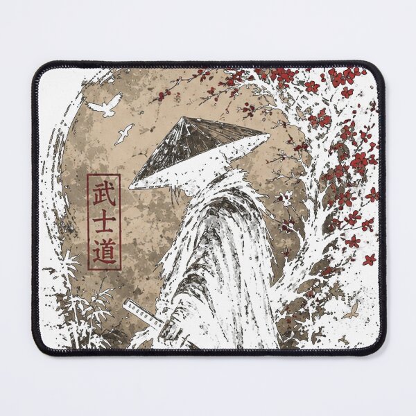 Item preview, Japanese Samurai Bushido Ronin Katana Cherry Blossom Moon Aesthetic designed and sold by Picasoshop2.