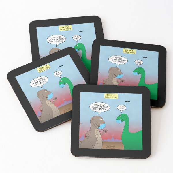 Item preview, Dinosaur Group Think designed and sold by AnikaDill.
