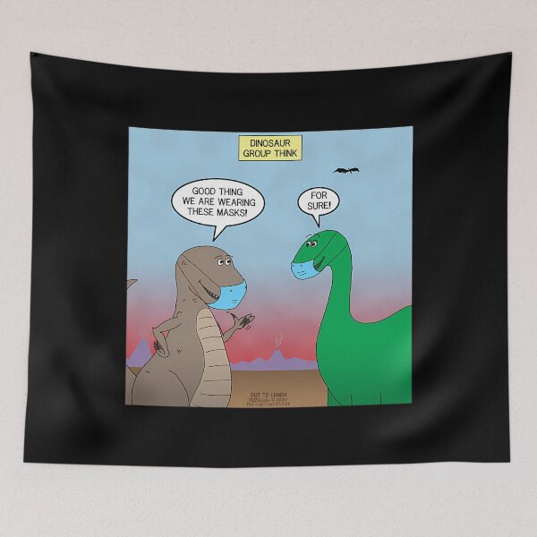Item preview, Dinosaur Group Think designed and sold by AnikaDill.