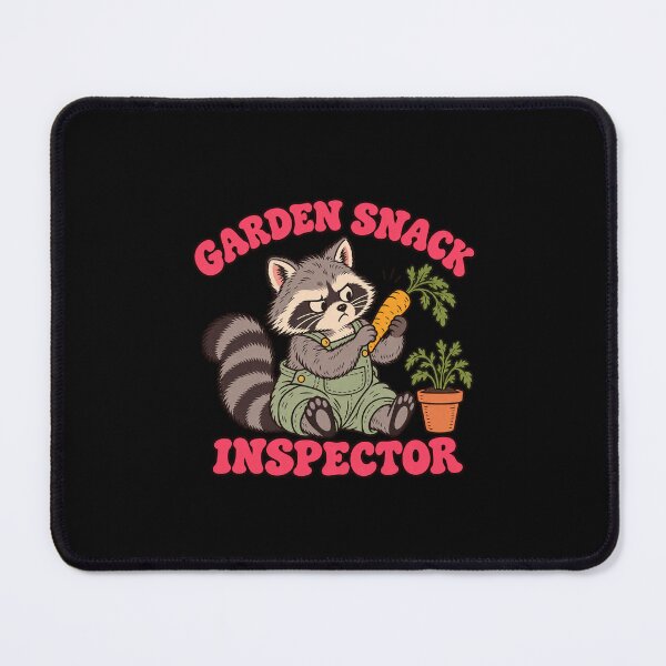 Item preview, Garden Snack Inspector Raccoon Checking a Carrot designed and sold by AMICO77.