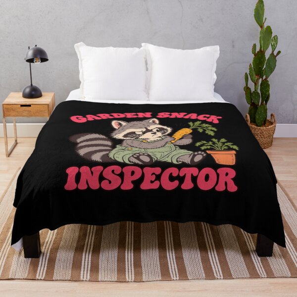 Item preview, Garden Snack Inspector Raccoon Checking a Carrot designed and sold by AMICO77.