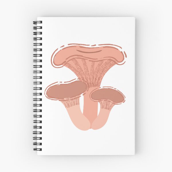 Item preview, Pink Chanterelle Mushroom Illustration designed and sold by BetweenForms.
