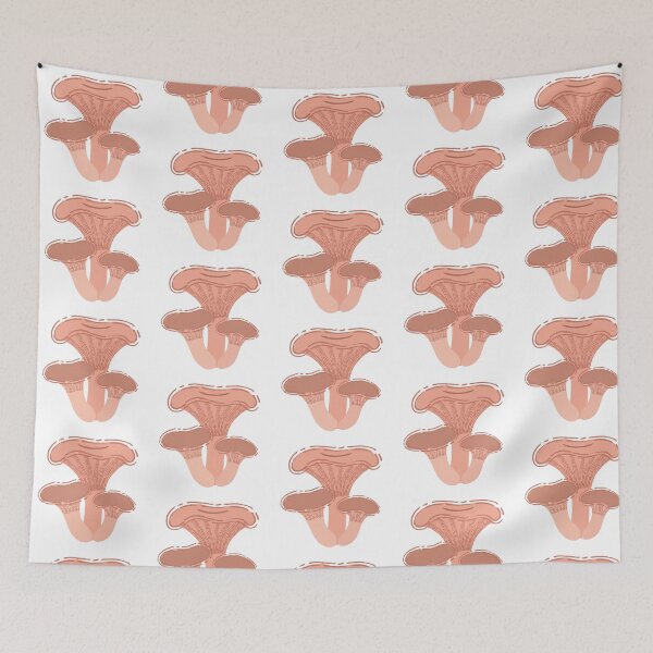 Item preview, Pink Chanterelle Mushroom Illustration designed and sold by BetweenForms.