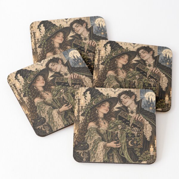 Item preview, Gothic Witch and Vampire Birthday Gift Surprise designed and sold by Meandmyshop.