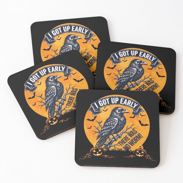 Item preview,   I Got Up Early There Was No Worm Grumpy Raven  designed and sold by gear-posters.