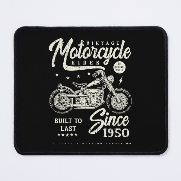 Item preview, Vintage Motorcycle Bikers Motorbike Birthday 1950 designed and sold by JRRTs.